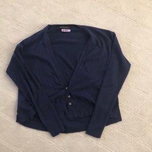 Navy blue cardigan
